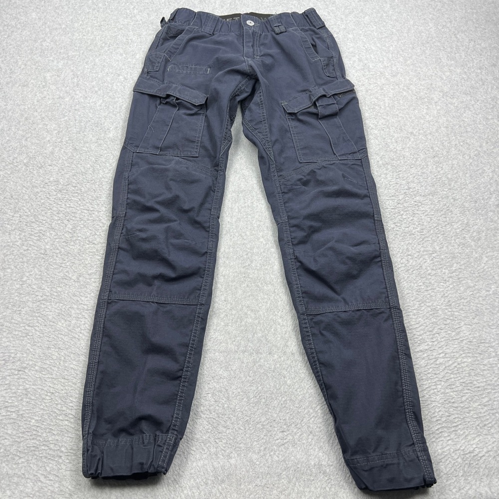 Dovetail Workwear Cargo Pants Women 6/34 Navy Blue Cordura Utility Multi-Pocket